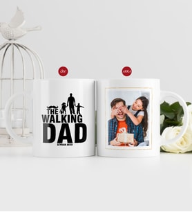 BK Gift Kişiye Özel Babalar Günü Hediyesi Fotoğraflı Kupa Bardak-80 (Beyaz)