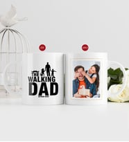 BK Gift Kişiye Özel Babalar Günü Hediyesi Fotoğraflı Kupa Bardak-80 (Beyaz)
