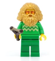 Orjinal Lego Minifigür Golden Hagrid beard