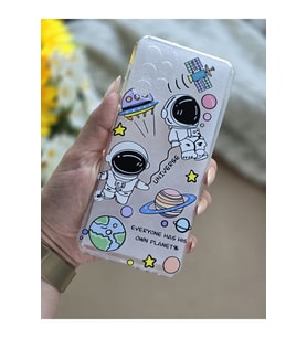 Samsung Galaxy A32 Uyumlu Baskılı Şeffaf Telefon Kılıfı
