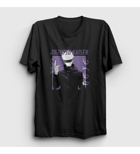 Presmono Unisex Siyah Gojo Anime Jujutsu Kaisen T-Shirt 130517tt