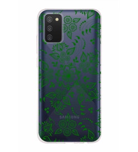 Samsung Galaxy A02s  Kapak Nostalji Desen Tasarımlı Şeffaf Silikon Kılıf