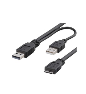 Hadron USB 3.0 Taşınabilir Harddisk HDD Kablosu 2xUSB HDX7528