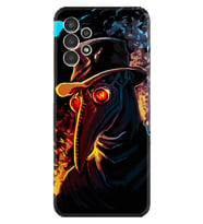 Samsung Galaxy M14 Kılıf Silikon Desen Özel Seri Karga 1616