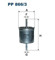 FILTRON PP8663 Yakit Filtresi 30636704 32242189