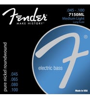 Fender Original 7150 Pure Nickel Roundwound Long Scale 7150ML .045-.100 Bas Gitar Teli