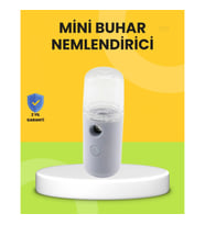 Mey İthalat® Kablosuz Şarjlı Buharlı Nemlendirici – Enerji Tasarruflu Taşınabilir Cilt Bakım Cihazı