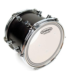 Evans ETP-EC2SCTD-S 12, 13, 16 İnç Bateri Tom Derisi Seti (Standart Kit) Kumlu (Frosted) Bitiş, EC2S Kenar Ringli, Çift Katman Kontrollü Ton