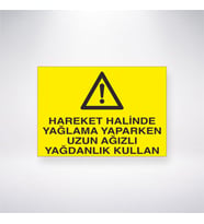 Hareket Halinde Yağlama Yaparken Uzun Ağızlı Yağdanlık Kullan