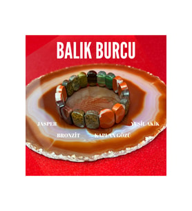 Balık Burcu Doğal Taş Roleks Bileklik
