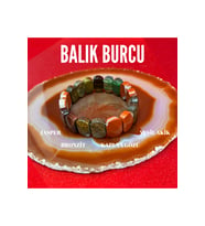 Balık Burcu Doğal Taş Roleks Bileklik
