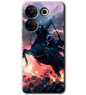 Tecno Camon 20 Kılıf HD Desen Baskılı Arka Kapak - Bloodhorne