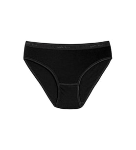 12 Adet Yıldız Bayan Bambu Bikini Külot Siyah 3956