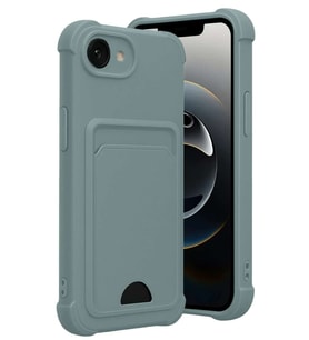 iPhone 16E Kelvin Kartvizitli Silikon - Açık Yeşil