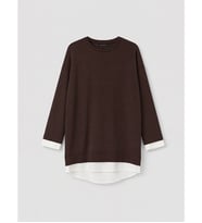 LCW EVERYDAY Kahverengi Oversize Soft Touch Kadın Sweatshirt