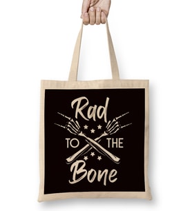 Rad Tech To The Bone Radiologist Radiographer Radiography Bez Çanta Uzun Saplı