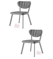 Esinti Metal Sandalye Renkli Ayak 2 Li Set Cafe,Restaurant,Mutfak,Salon,Yemek Odası Sandalyesi