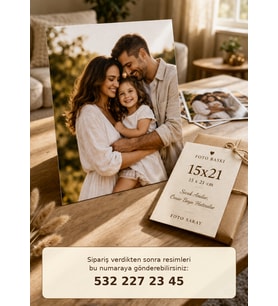 40 Adet 15x21 cm (A5) Premium Fotoğraf Baskı - Yüksek Çözünürlüklü Anı Fotoğrafı