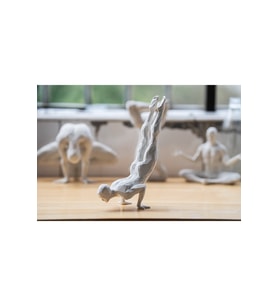 Yoga/Meditasyon Yapan İskandinav Tarzı Biblo Heykel Figür Dekor Dekorasyon Hediyelik Denge ve Huzur