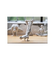 Yoga/Meditasyon Yapan İskandinav Tarzı Biblo Heykel Figür Dekor Dekorasyon Hediyelik Denge ve Huzur