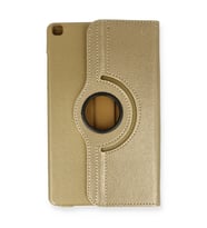 Samsung Galaxy Tab A9 Plus Kılıf 360 Tablet Deri Kılıf - Gold