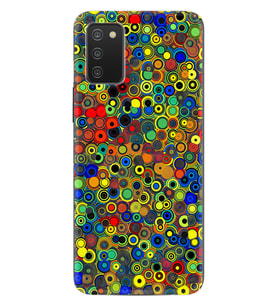 Samsung A02S A03S A10 A12 A13 A21S A22 Kılıf Desenli Silikon Nazar Boncukları 1746