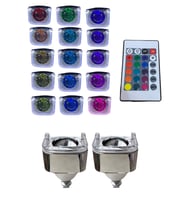 2.5 İNÇ U Bİ-XENON MERCEK BEYAZ ANGEL + RGB ŞEYTAN GÖZ