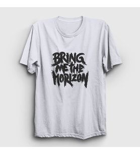 Presmono Unisex Beyaz Bring Me The Horizon T-Shirt 20672tt (Beyaz)