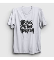Presmono Unisex Beyaz Bring Me The Horizon T-Shirt 20672tt (Beyaz)