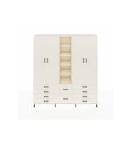 Hyperion Gardrop 9 Raflı 10 Çekmeceli 2 Askılı 220x44x243 Aytaşı-Aytaşı/Aytaşı