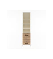 Hyperion Dolap 4 Raflı 4 Çekmeceli 60x44x243 Aytaşı-Çam