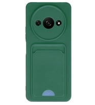 Newface Xiaomi Redmi A3 4G Kılıf Kelvin Kartvizitli Silikon - Koyu Yeşil
