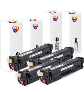 PlusPrint Hp Color Laserjet Pro Mfp M274N Muadil Toner 201A 4 Renk (Siyah)