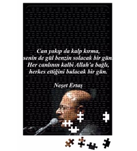 Neşet Ertaş Söz Puzzle 240 Parça Yapboz
