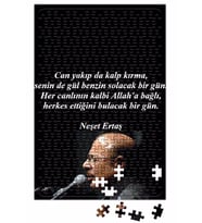 Neşet Ertaş Söz Puzzle 240 Parça Yapboz