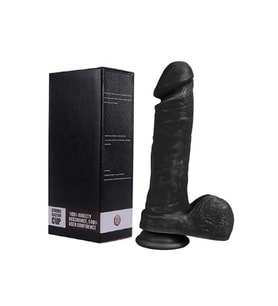 Pretty Love 22 CM Realistik siyahi Penis Vantuzlu Kalın Dildo