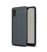 Huawei P20 Kılıf Esnek Pu-Deri Leather-Pu Serisi Protected Case (Lacivert)