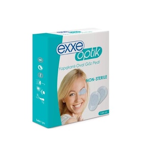 Exxe Optik Yapışkanlı Oval Göz Pedi Yetişkin 5'li