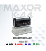 Maxor K-44 İsim-Ünvan Kaşesi 1 Adet 28x55 mm