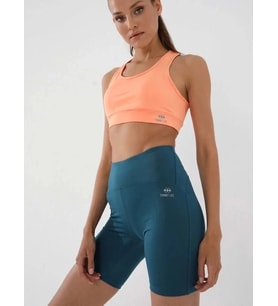 TOMMY LİFE T09BY-91009-01 BAYAN BİSİKLETÇİ TAYT ZÜMRÜT