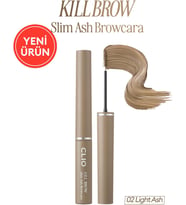Ultra İnce Fırçalı, Yoğun Pigmentli Kaş Maskarası Kill Brow Slim Ash Browcara (02 Light Ash)