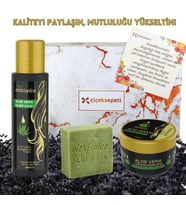 Doğanın Mucizesi: Aloe Vera Şampuanı-Saç Kremi-Sabunu (400ml-250ml-125gr)