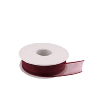 Şifon Kurdele 2.5 Cm (20 Metre)  Bordo