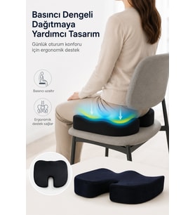 Ergonomik Oturma Minderi Ofis Sandalyesi Araç Koltuğu