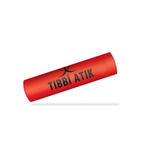 Büyük Boy 65 x 80 cm 300 gr 10 lu Rulo x 1 Paket = 10 Adet (Kırmızı-Siyah Baskılı) (Standart)