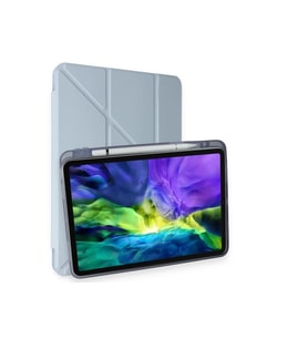 Pilelistore   iPad Pro 11 (2018) Kılıf Kalemlikli Mars Tablet Kılıfı - Mavi