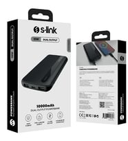 S-link IP-G11N 10000mAh Micro+Usb+ Type-C Giriş+Çıkış Siyah Taşınabilir Pil Şarj Cihazı Powerbank