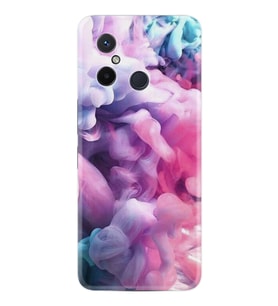 Xiaomi Redmi 12C Kılıf Resimli Desenli Baskılı Silikon Pink Cloud 1305
