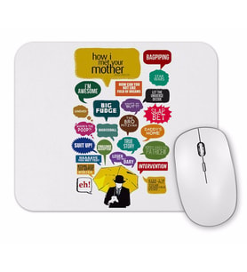 How İ Meet You Mother Quiet Mouse Pad