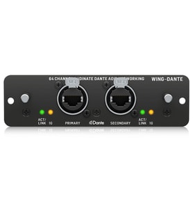 BEHRINGER 64x64 Kanal Audinate Dante AoIP Ağı için WING Genişletme Kartı